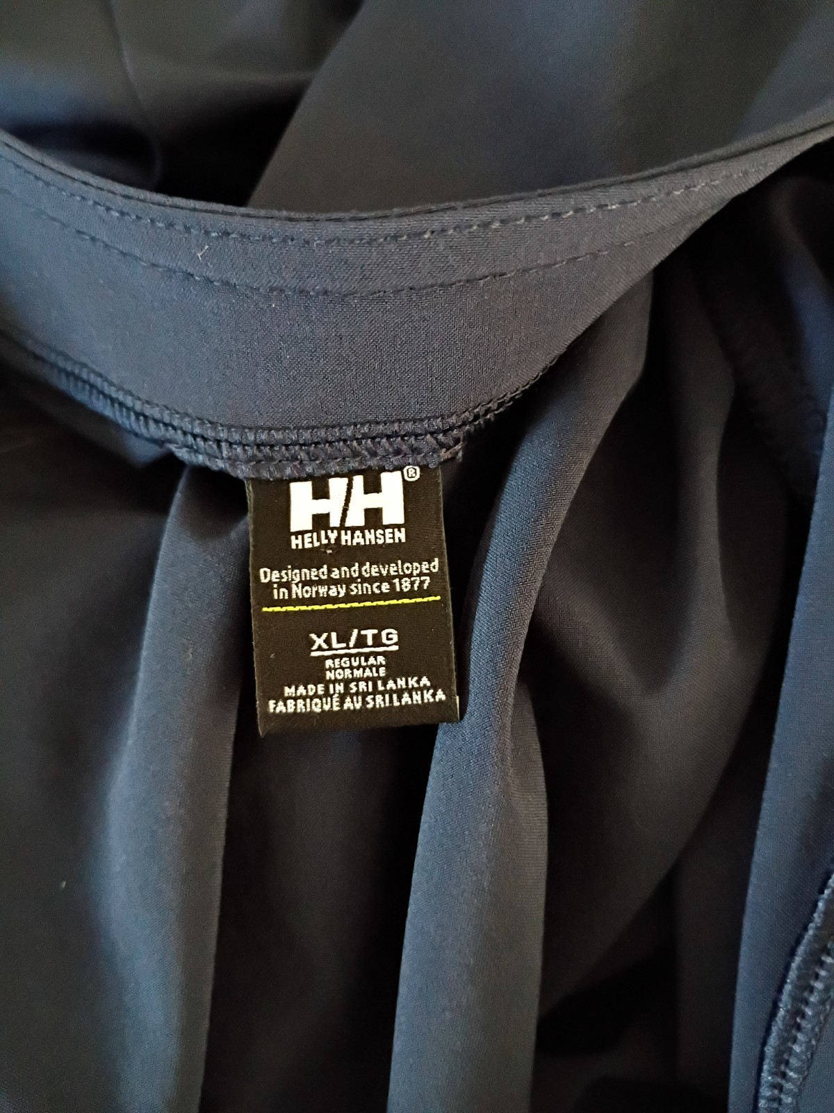 HH Helly Hansen Thalia Light Weight Wicking Stretch Navy Dress Swim Cover M