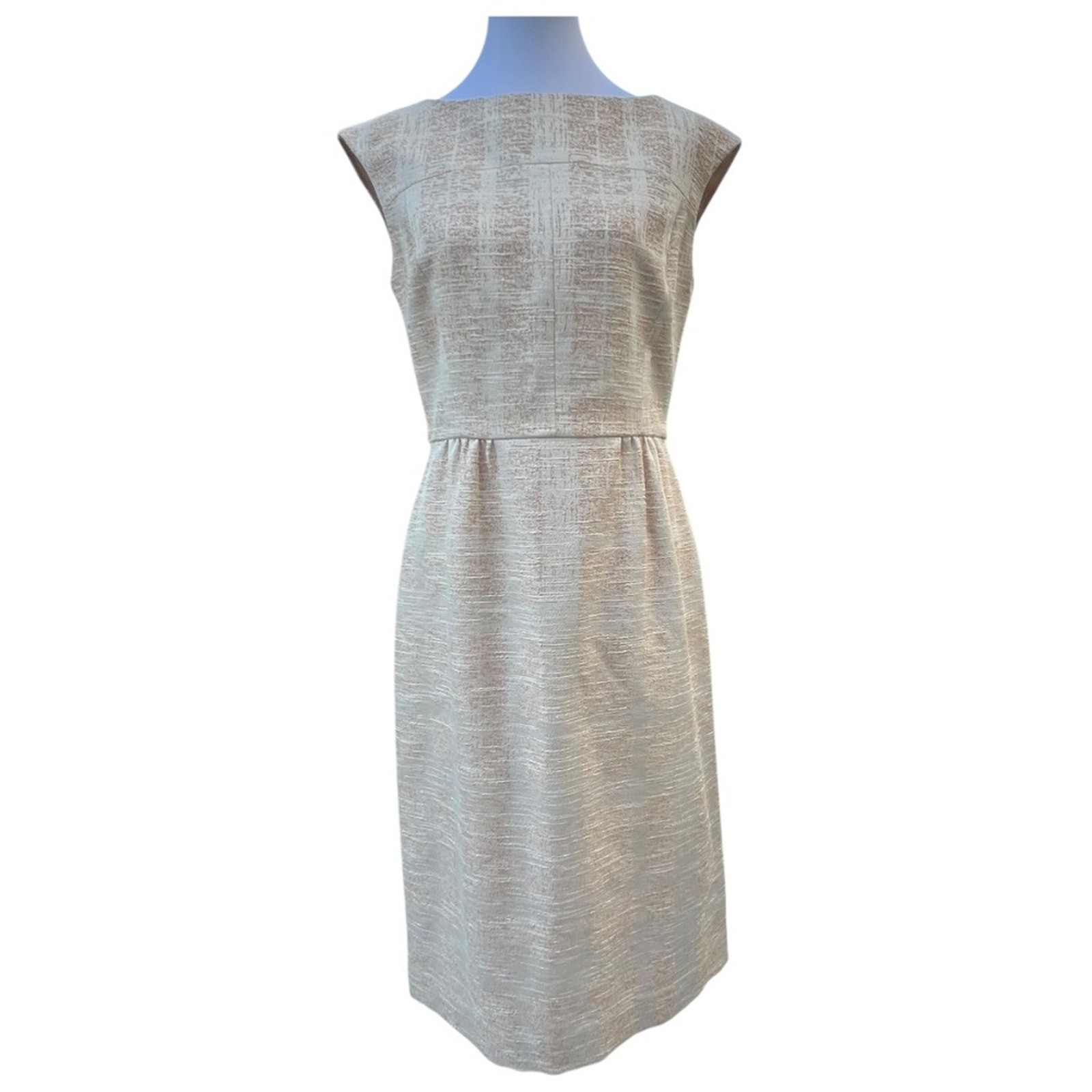 Tory Burch 10 Dress Minimalist Medium Retro Large Classic 60s Jacquard $428