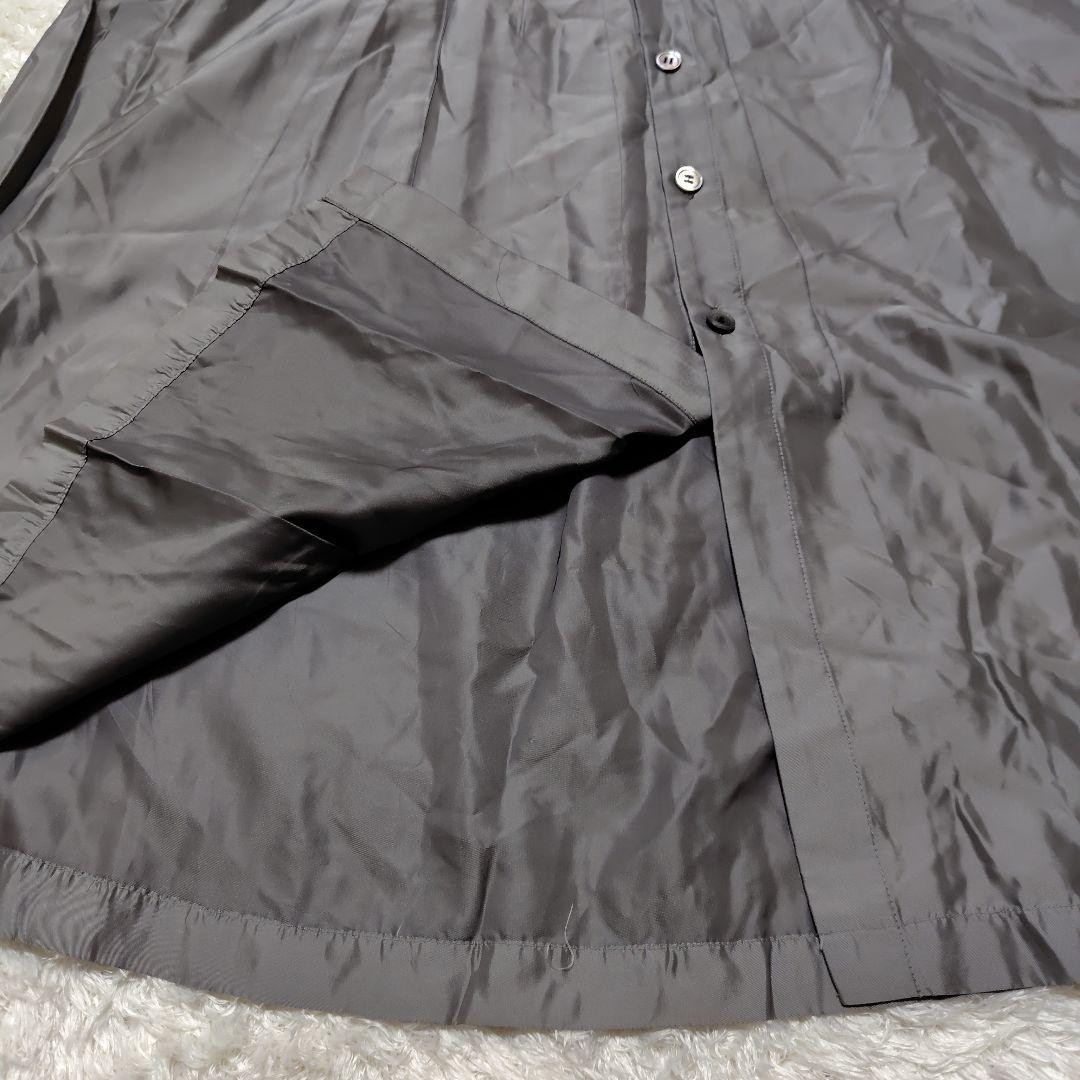COMME des GARCONS Glossy Gray Dress 47 inches