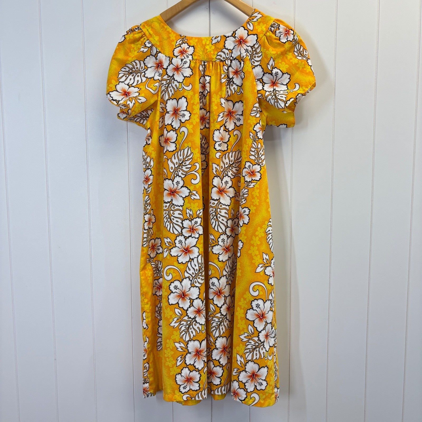 VTG Hawaiian Reserve Collection Tropical Hawaiian Muumuu Dress Size L Resort