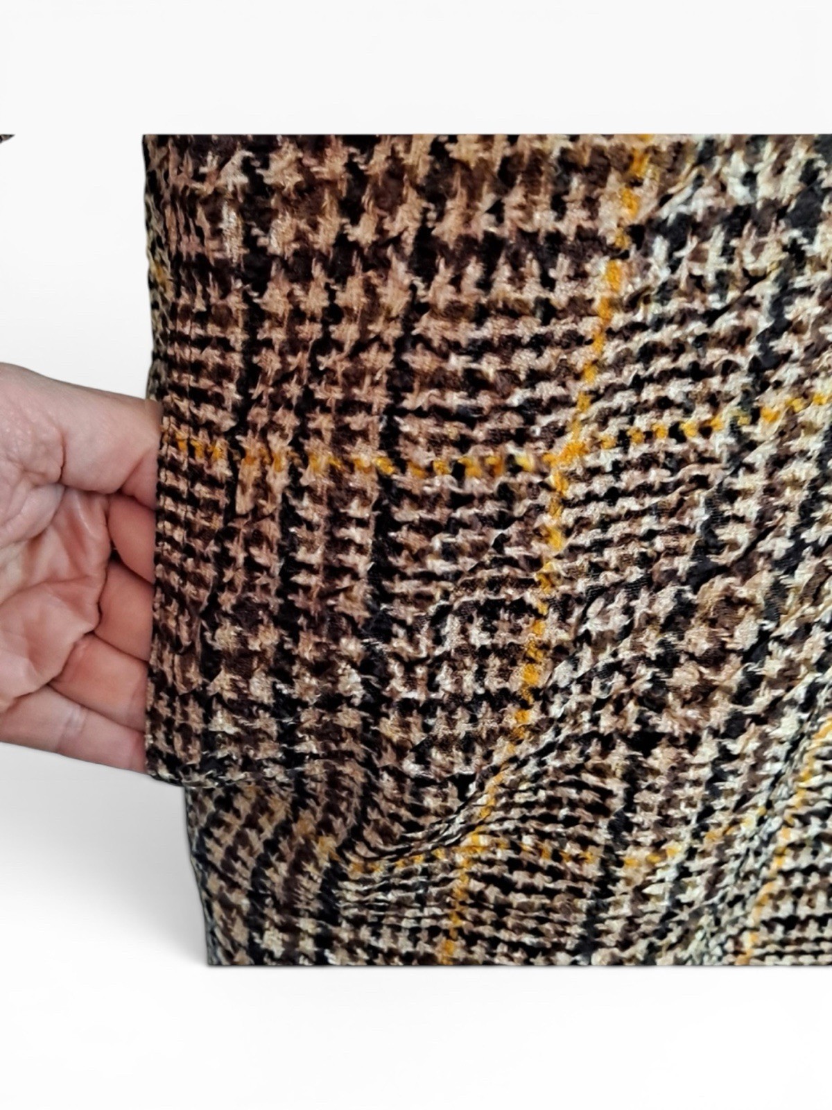Archival Celine by Phoebe Philo 2011 Pre-Fall Silk Houndstooth Dress FR 34 US 2