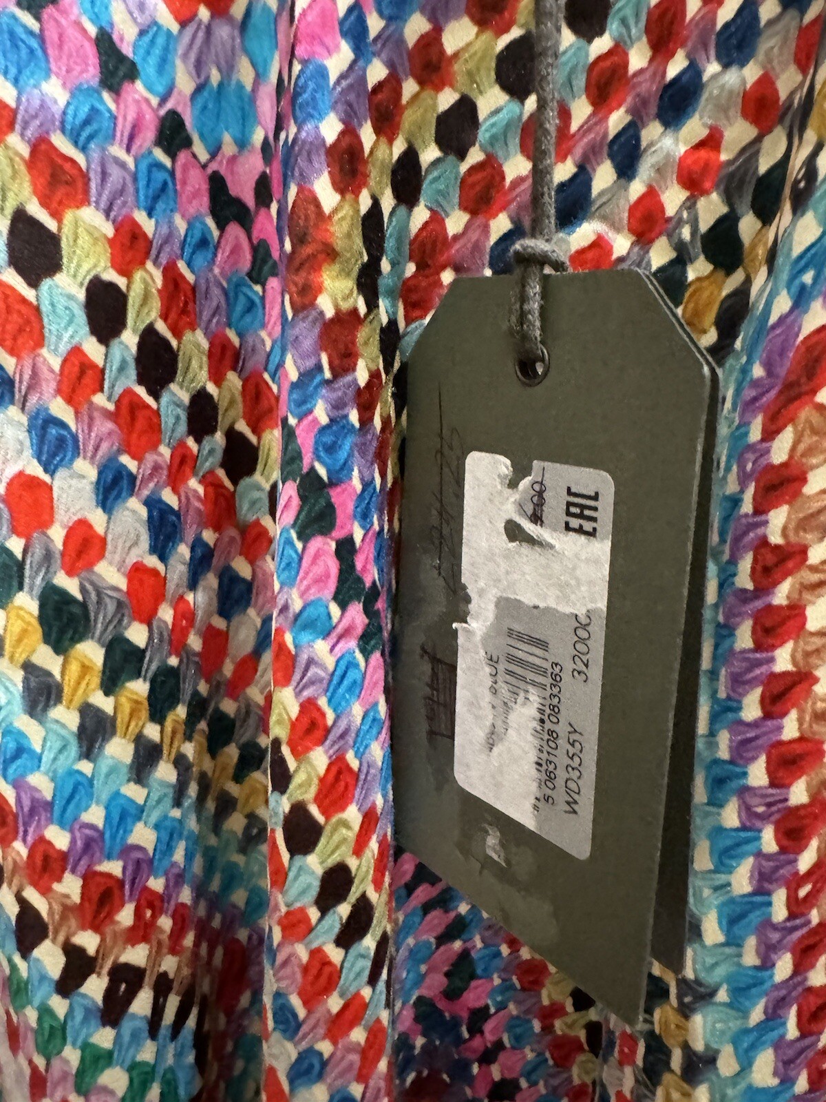 Allsaints Alexia Luisa Midi Slip Dress Multicolor Size 10 Silk Blend
