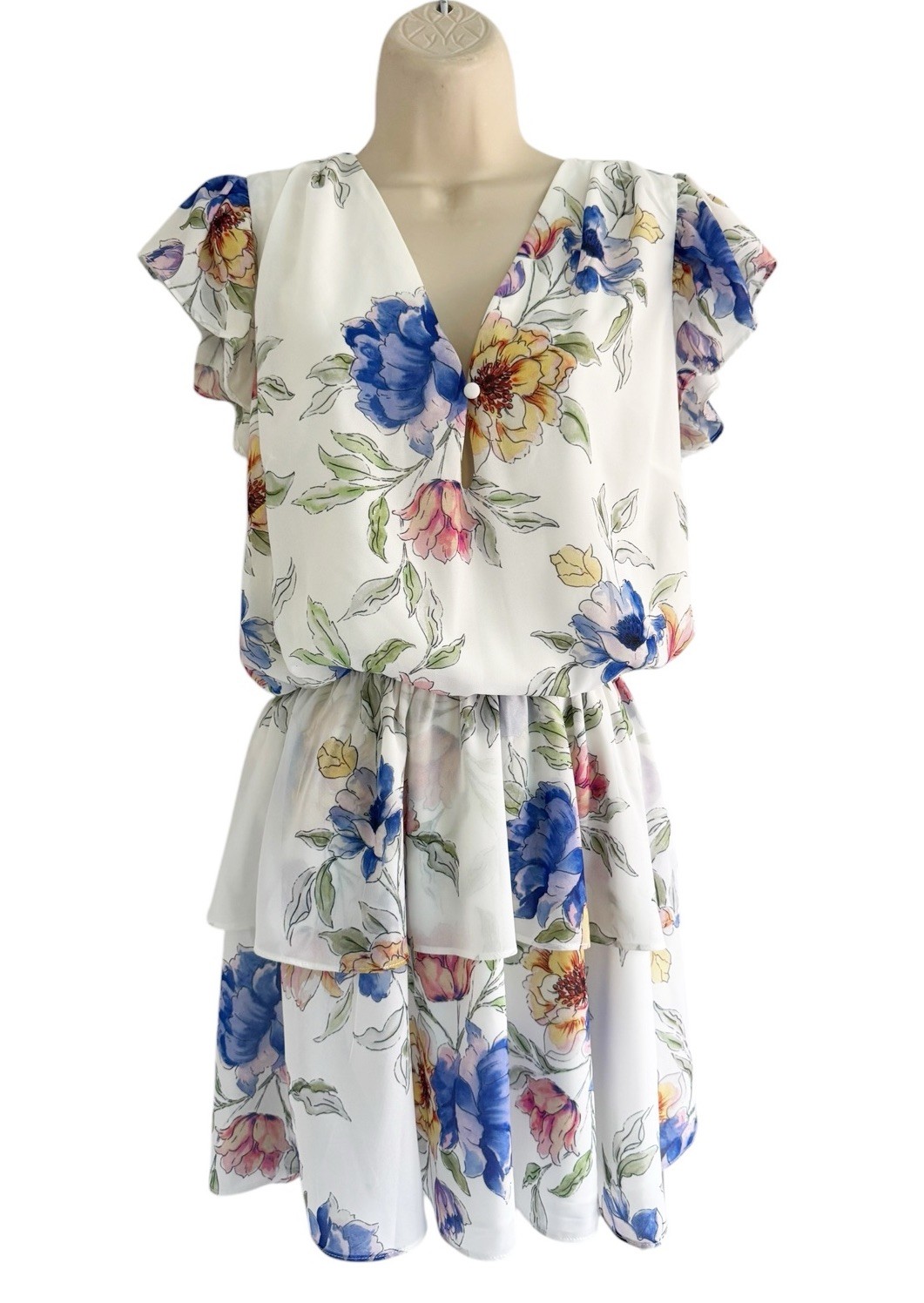 Yumi Kim Woman’s Sz L Chelsea Dress in Dream Come True White Floral NWT REVOLVE