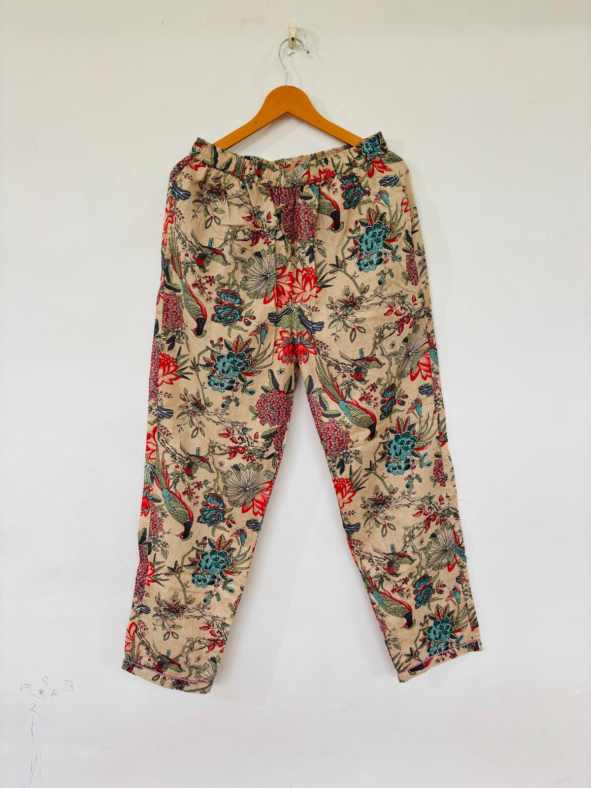 Floral Print Cotton Pajama Set:Summer Loungewear night wear for woman’s giftitem
