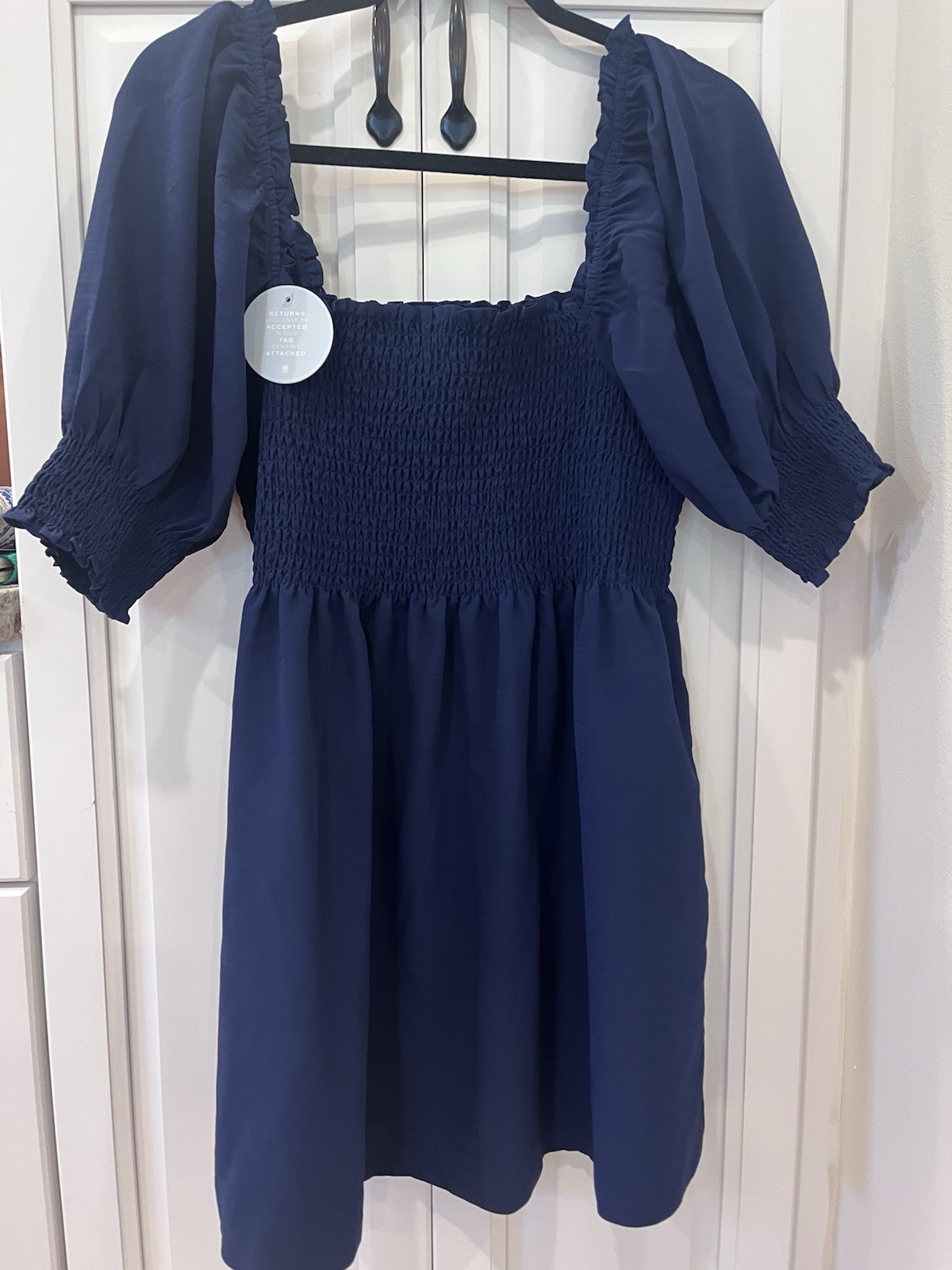 Hill House Navy Athena Dress, NWT, Size Large
