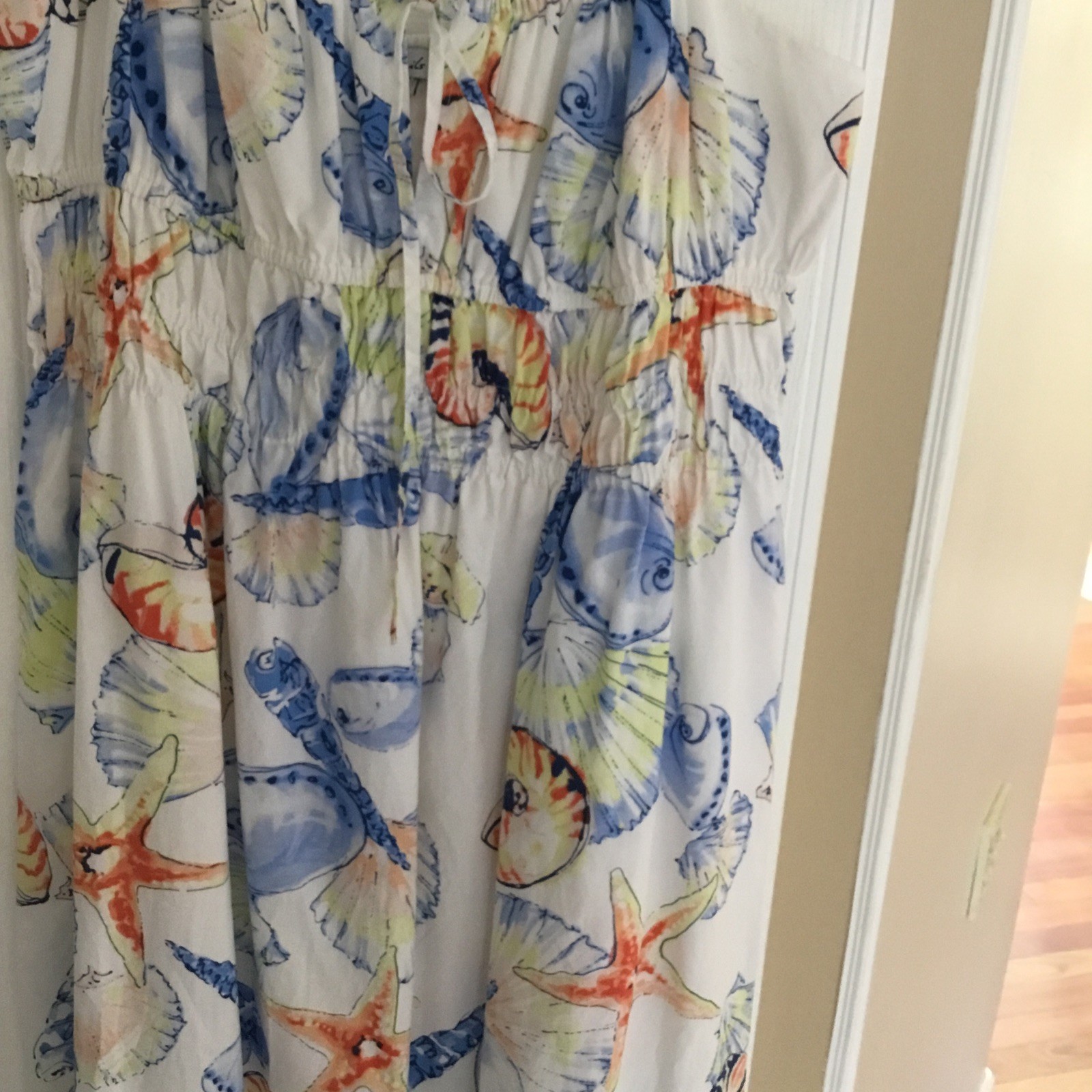 Rails Octavia Seashells MIDI Summer Dress. Size Large
