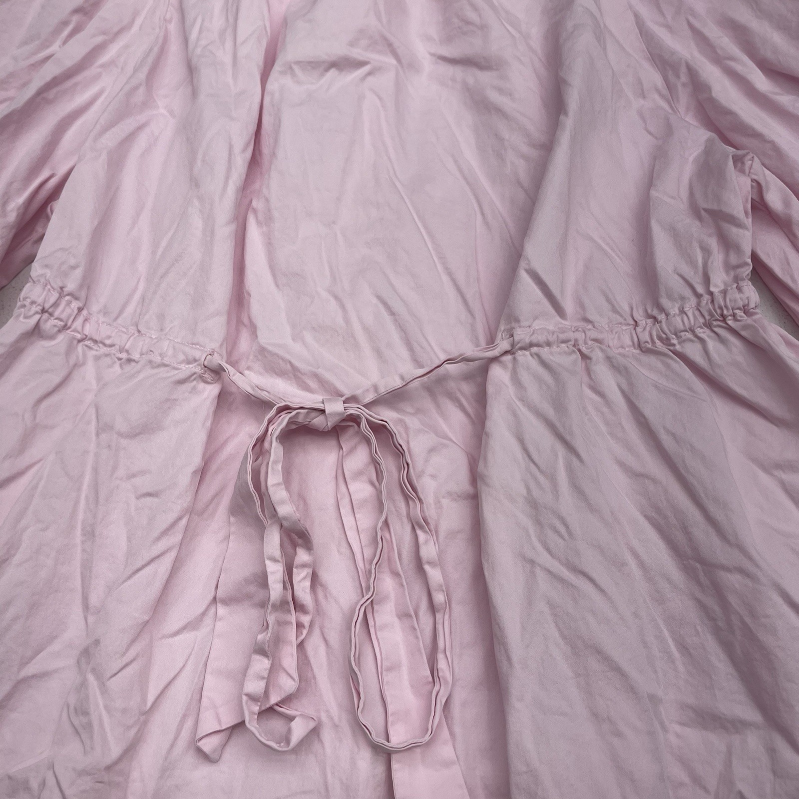 Aureta Pink Fairy Floss Daisy Button Up Mini Dress Women’s Size Medium