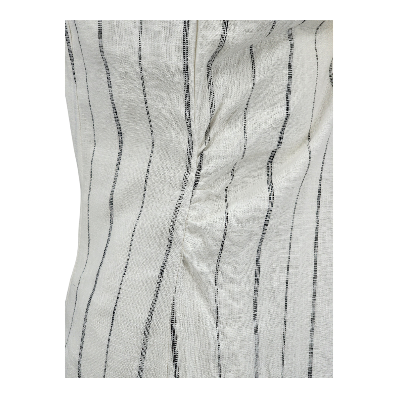 M&S Collection Linen Blend Striped Midaxi Bodycon Dress Womens Ladies RRP £39.50