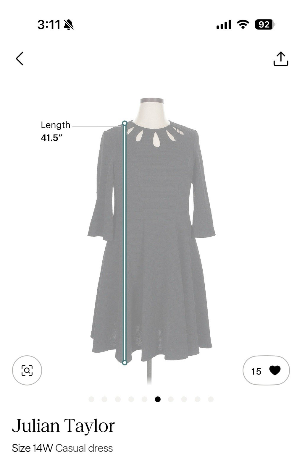 Gorgeous Black Cocktail Dress with Cute Detailing. Perfect for Any Occasion