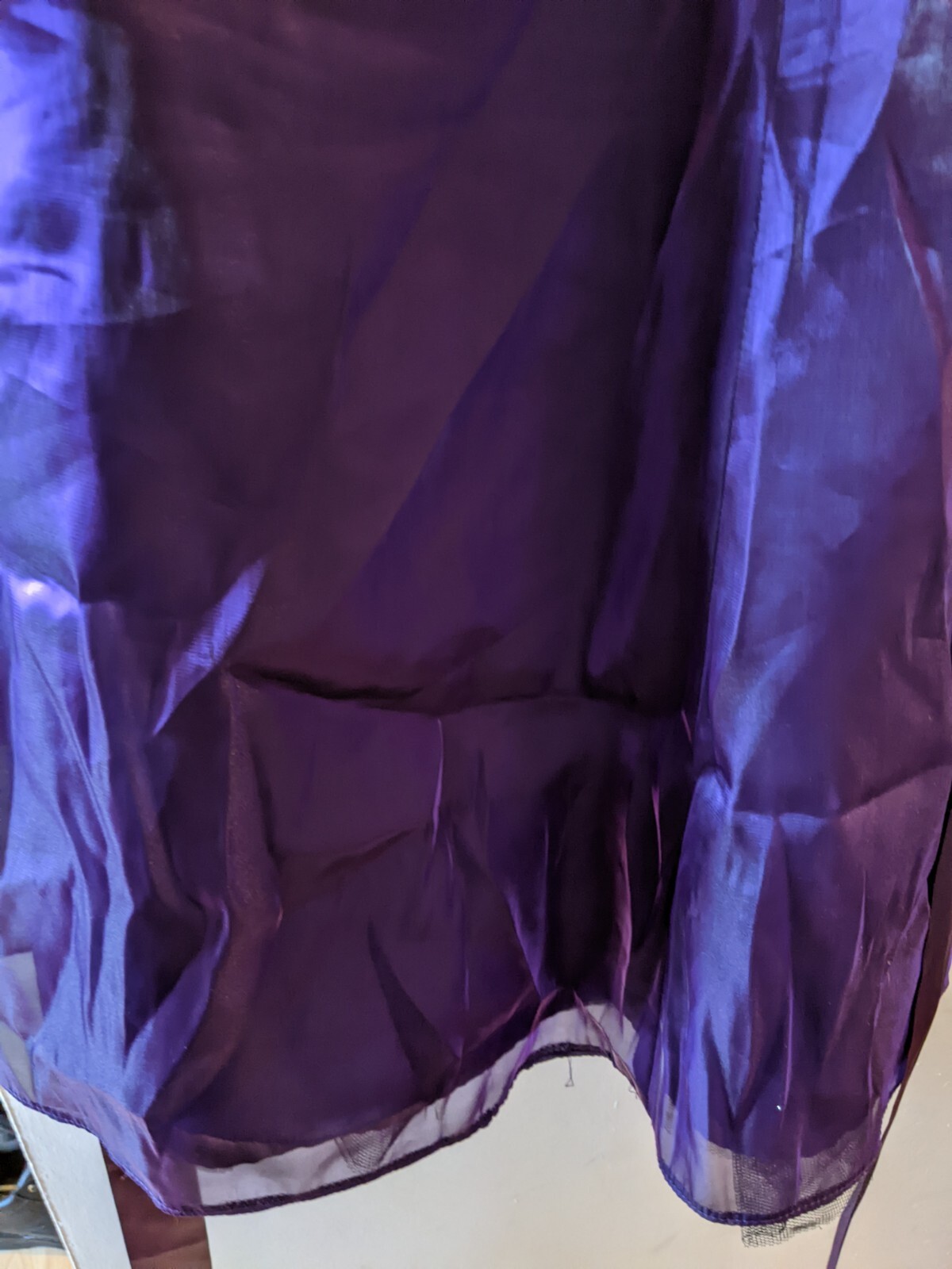Debut Dress Purple Shining Special Occasion Prom Bridesmaid Size UK 12