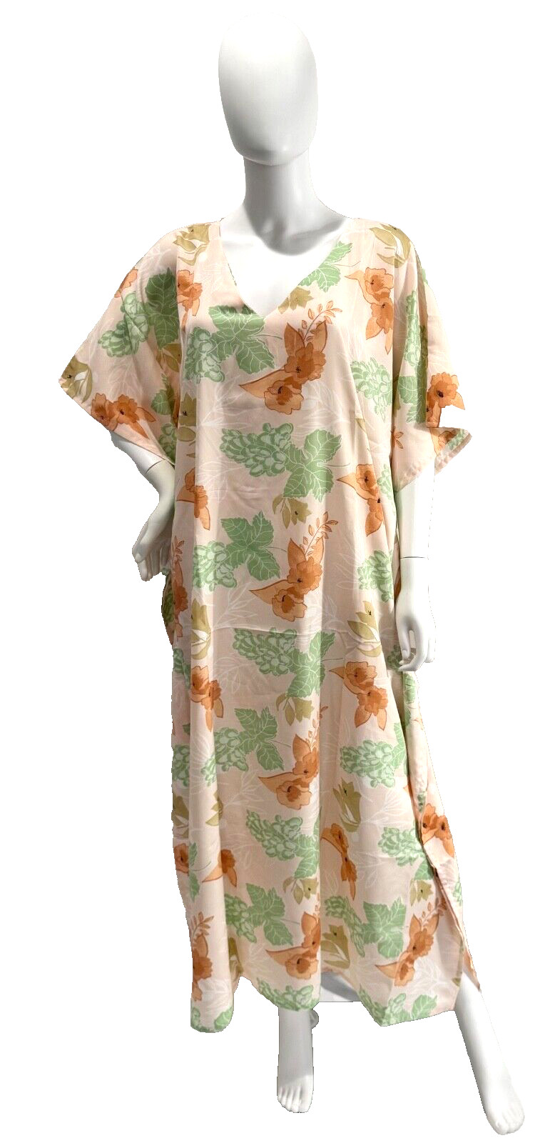 Miss Lavish London Muu Muu House Dress Womens Size XL Multi Color V Neck India