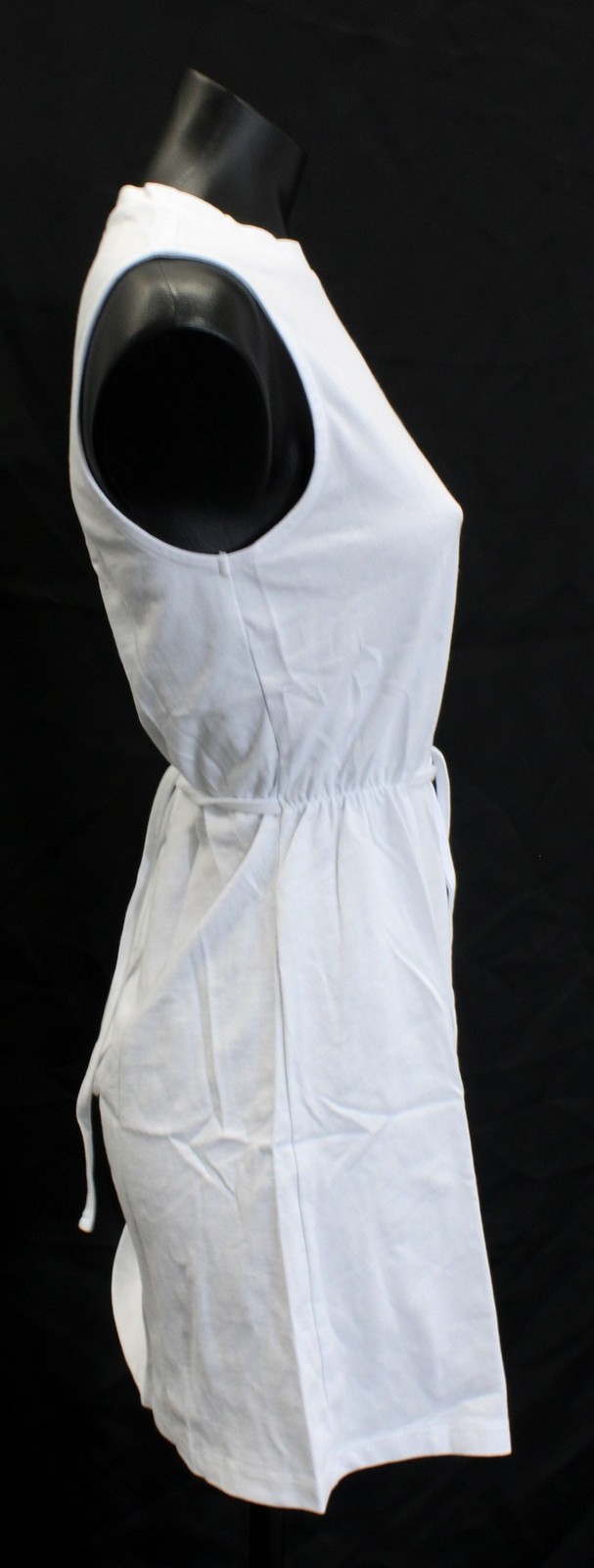 ASOS Design Women’s Solid Sleeveless Tie Detail Mini Dress WR4 White Size XS