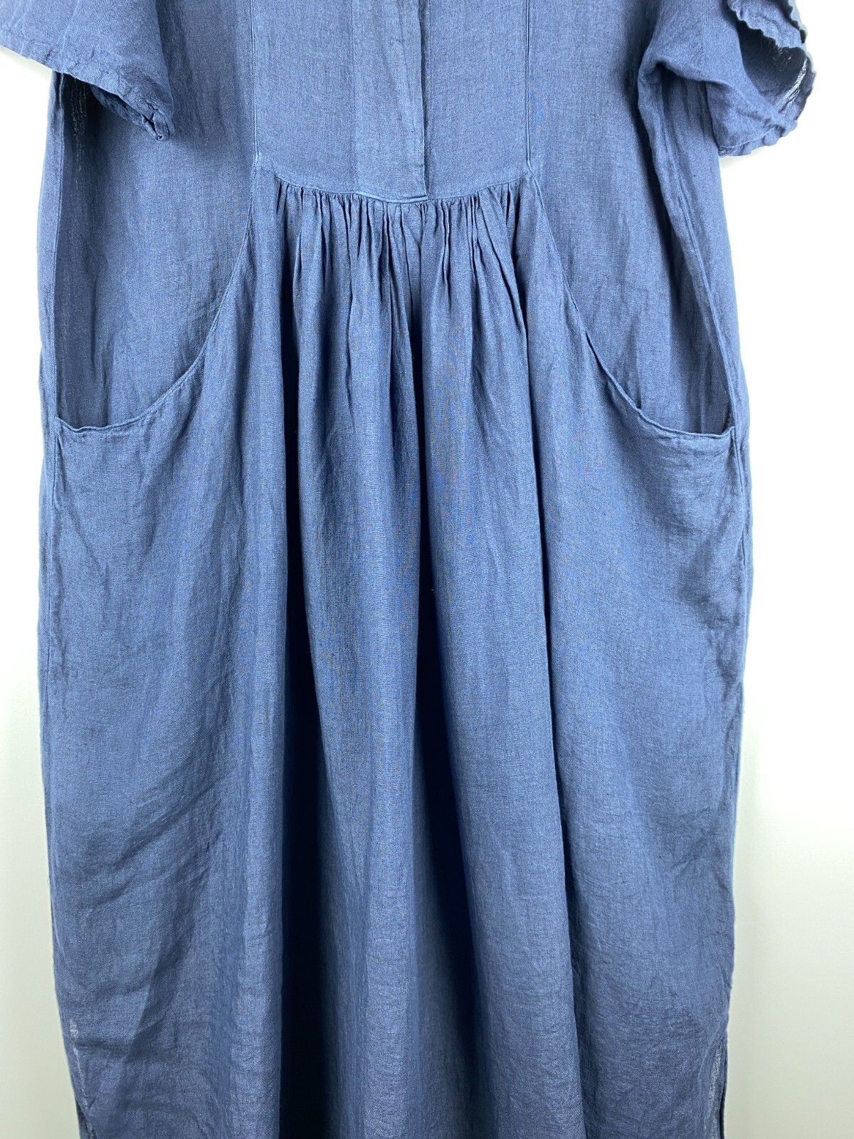 La Bottega di Brunella Linen Oversized Boho Dress Made in Italy Size M