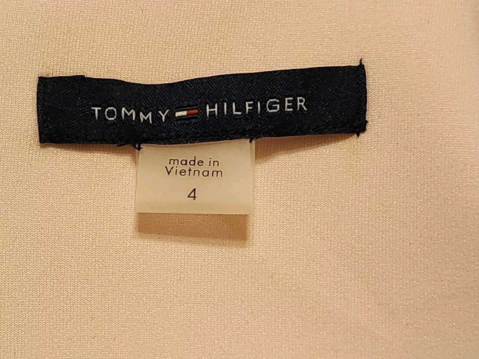 Tommy Hilfiger Pink and Maroon Asymmetrical Size 4 Polyester Dress NWOT