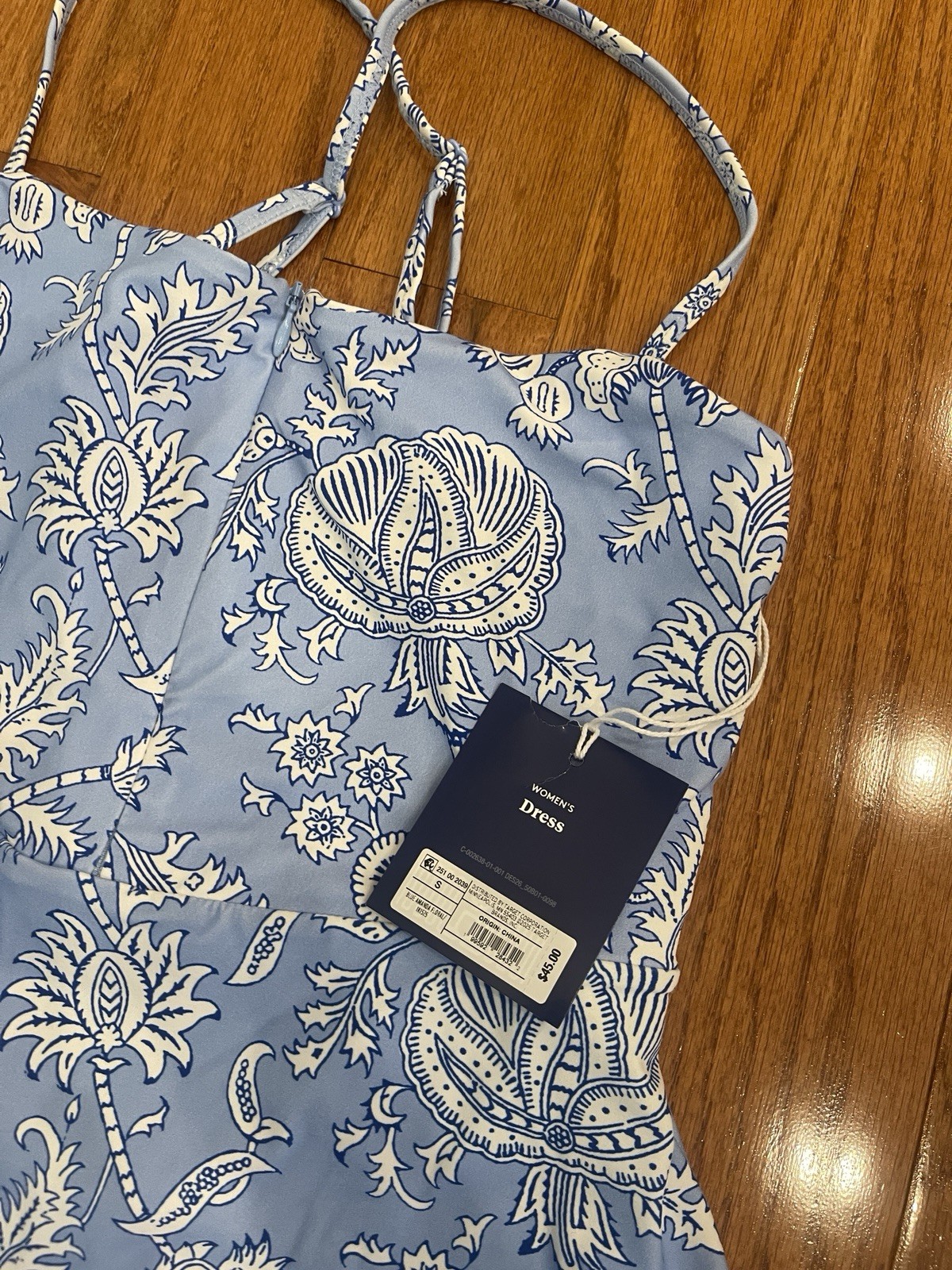 Roller Rabbit X Target Blue White Floral Racerback Tennis Athletic Dress Small