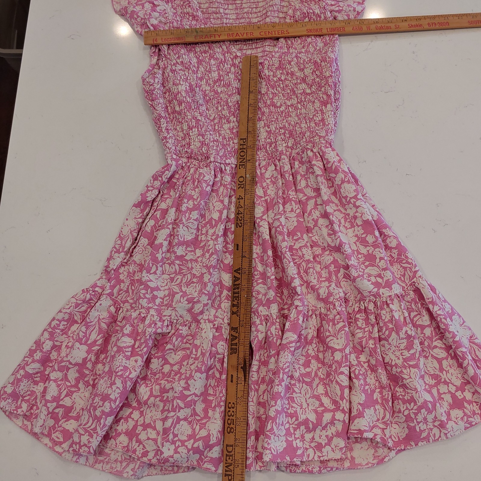 Women’s Universal Thread Smocked Mini Dress Pink Size M EUC 2022 Model