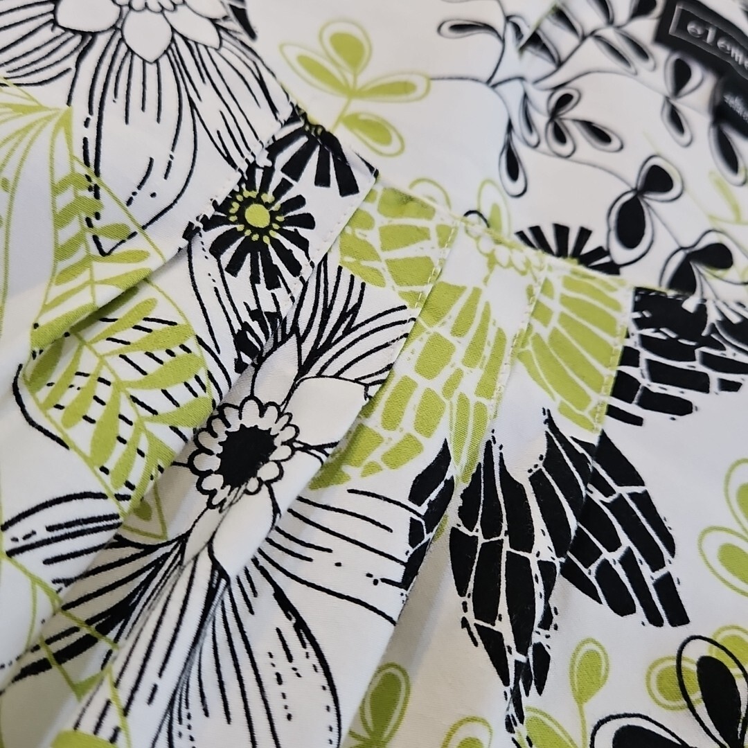 Elementz Casual Shift Dress Size Large Spring Summer Floral Sleeveless Stretch