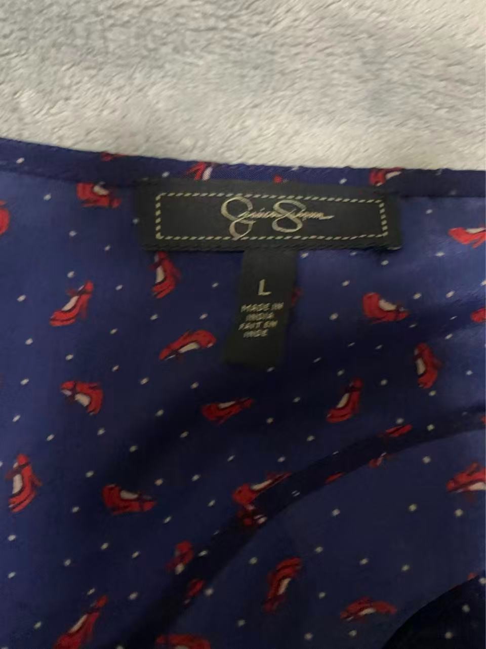 Elena Gilbert Jessica Simpson Ellington Shoe Print Dress