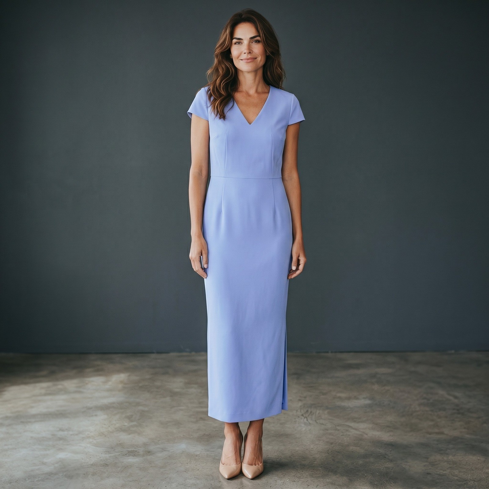 Camilyn Beth Tailored Sheath Dress 14 # Formal Gown Wedding Quiet Luxury Elegant