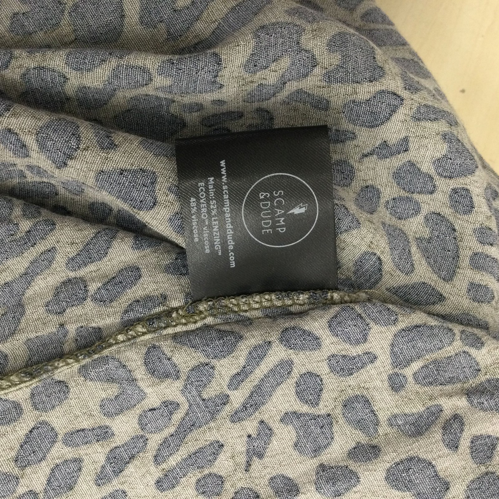 Scamp & Dude Leopard Print Zip Up Maxi Dress Size 16 Black and Olive (SR121X17)
