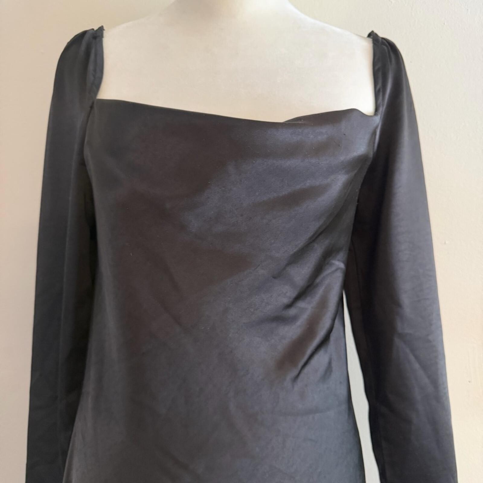 Princess Polly Classic Black Long Sleeve Dress