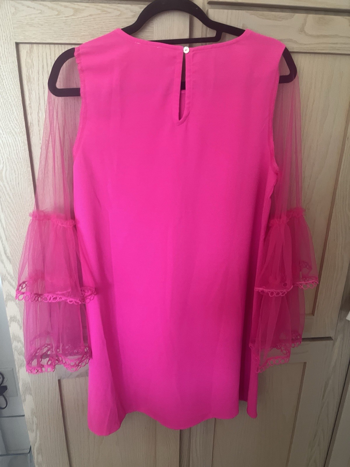 Jodifl Los Angeles Pink Polyester Nylon Dress NWT Size S
