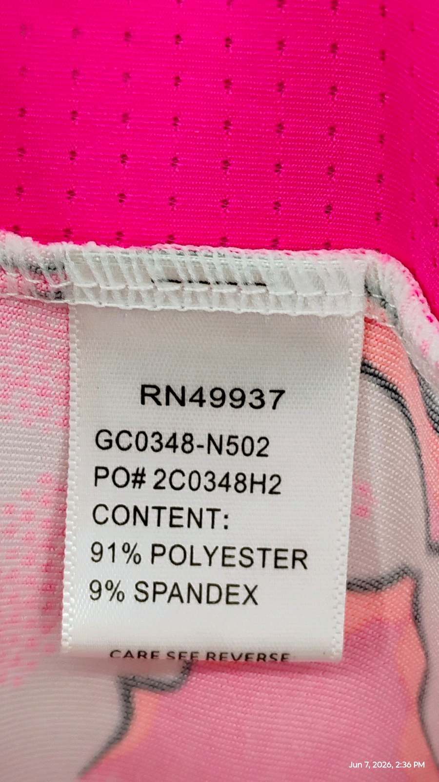 NEW Tail Activewear Nabila Sleeveless Dress UPF 50 Pink Sugar Blossom Floral XL