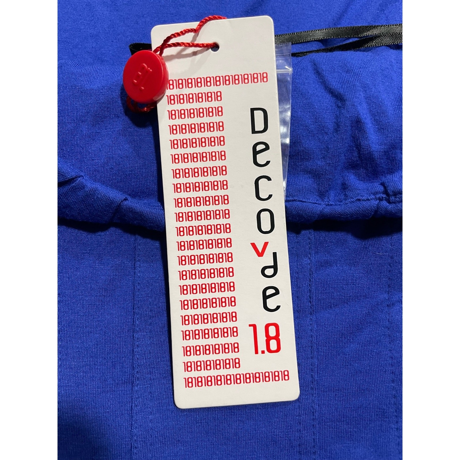 NWT Decode 1.8 Medium Sleeveless Colorblock Cocktail Dress Blue 180632D 80178