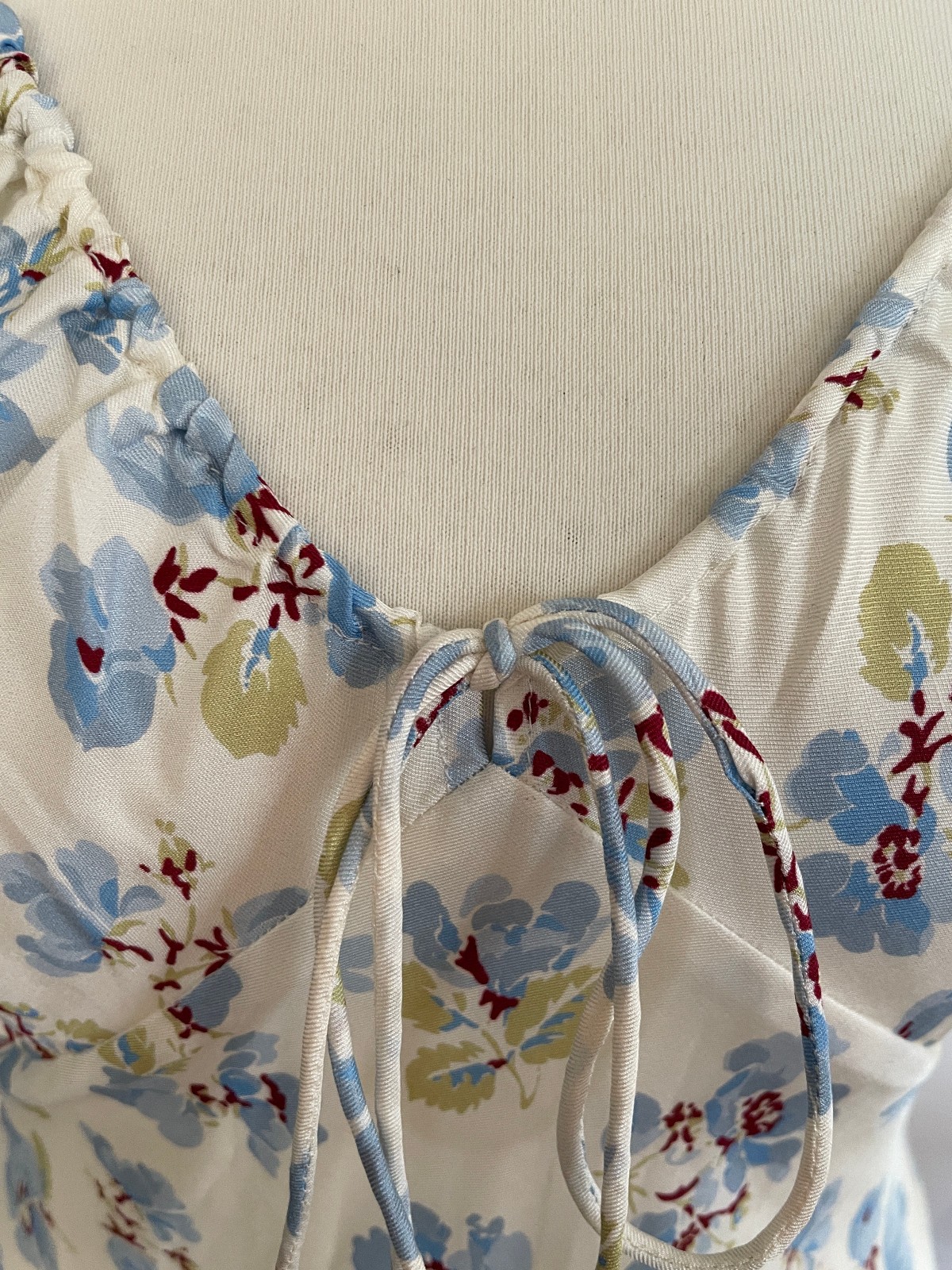 DOEN floral print silk-blend satin Sera mini dress