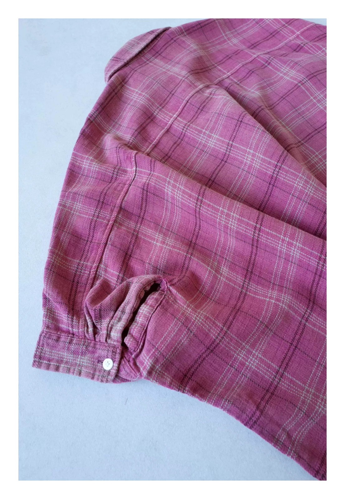 R13 Plaid Oversize Boxy Cotton Flannel Shirtdress One Size
