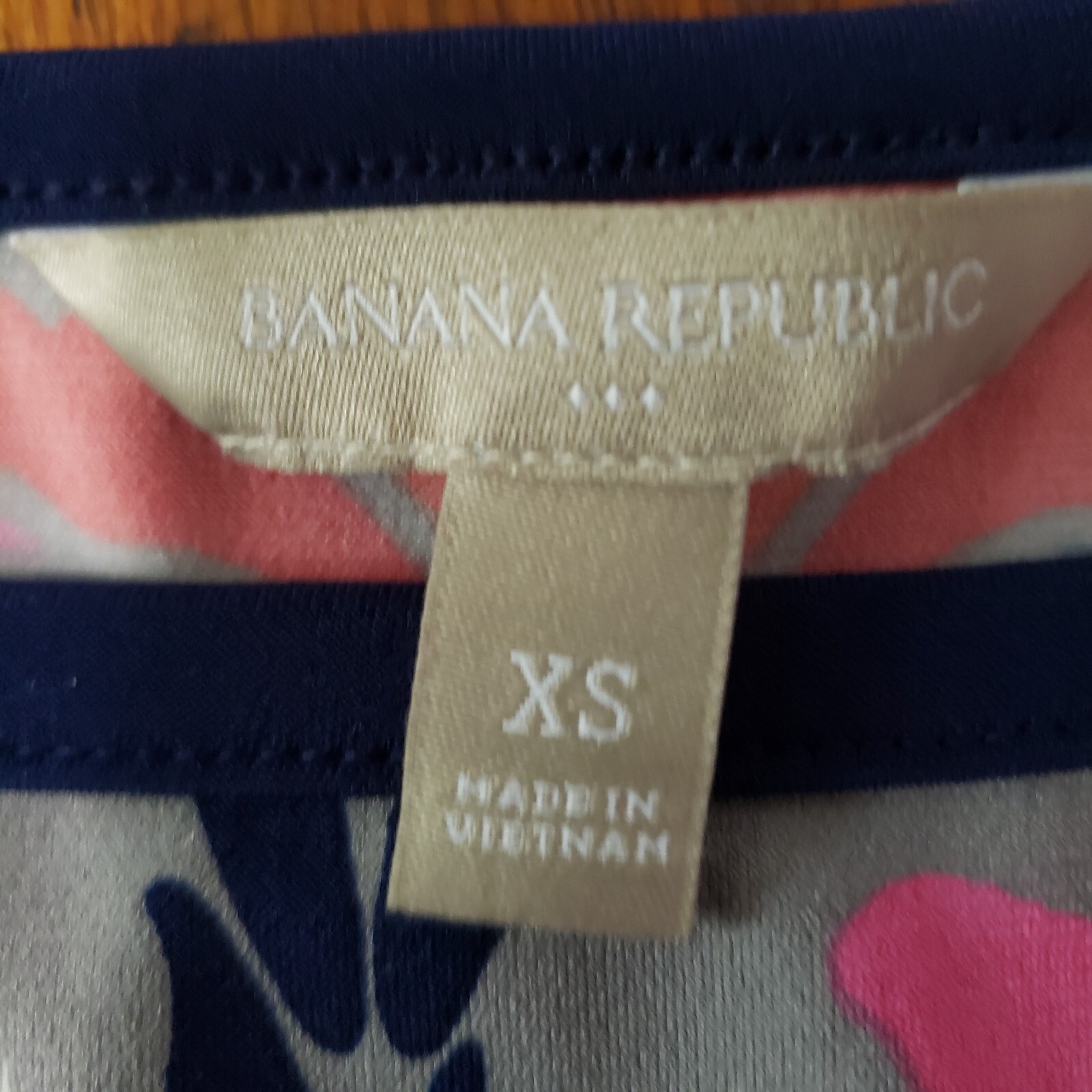 Banana Republic Dress Psychedelic Blue Pink Orange White XS