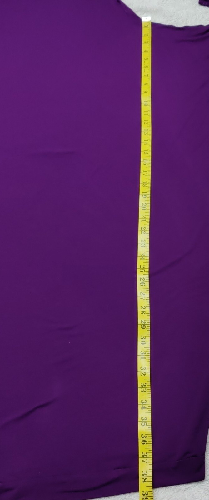 • Morph Clothing Solid Rich Plum Modal Capsule Versatile Dress Women’s Size XL