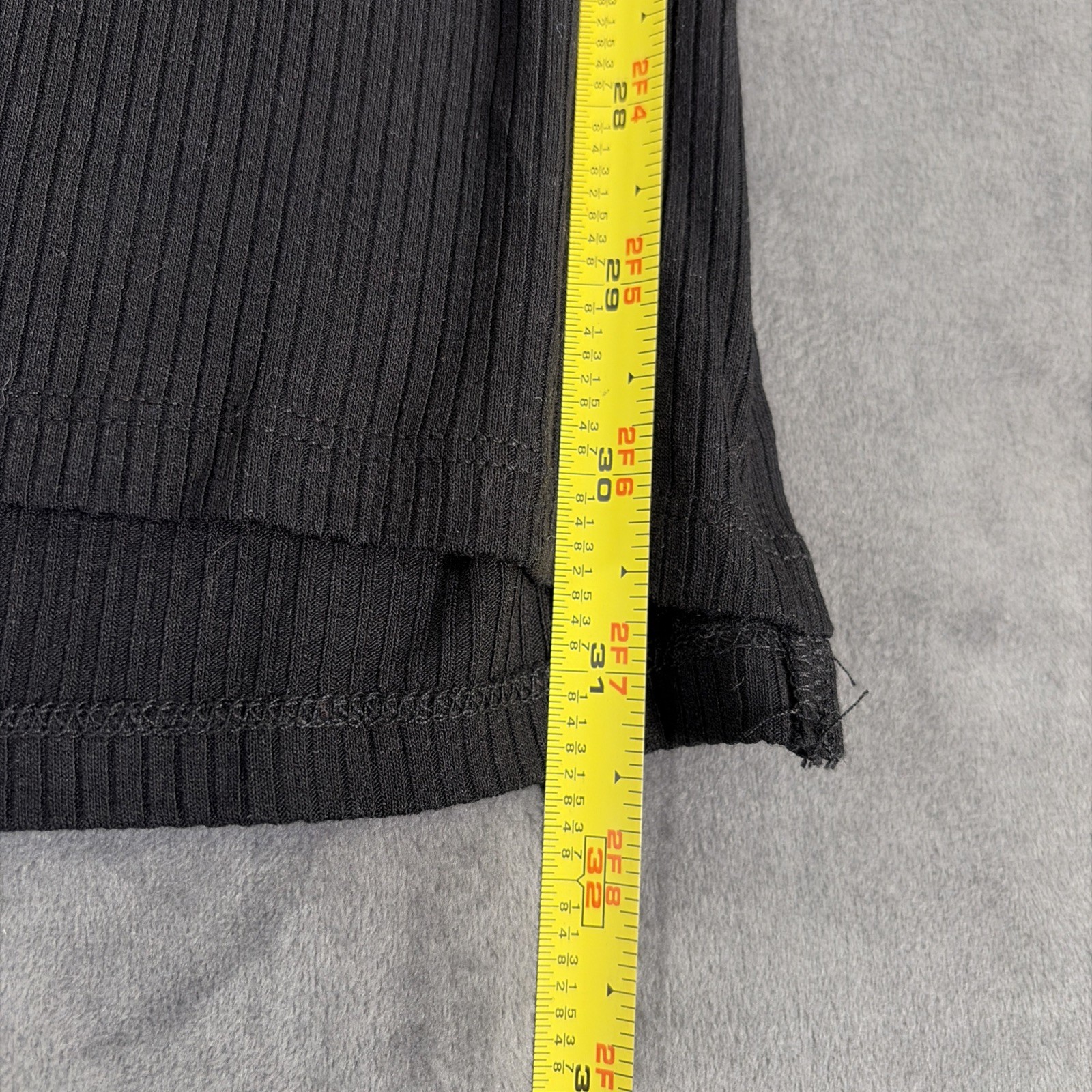 NWT PRIVACY PLEASE Black Ribbed Knit Off Shoulder Side Slit Maxi Dress XS Chrty