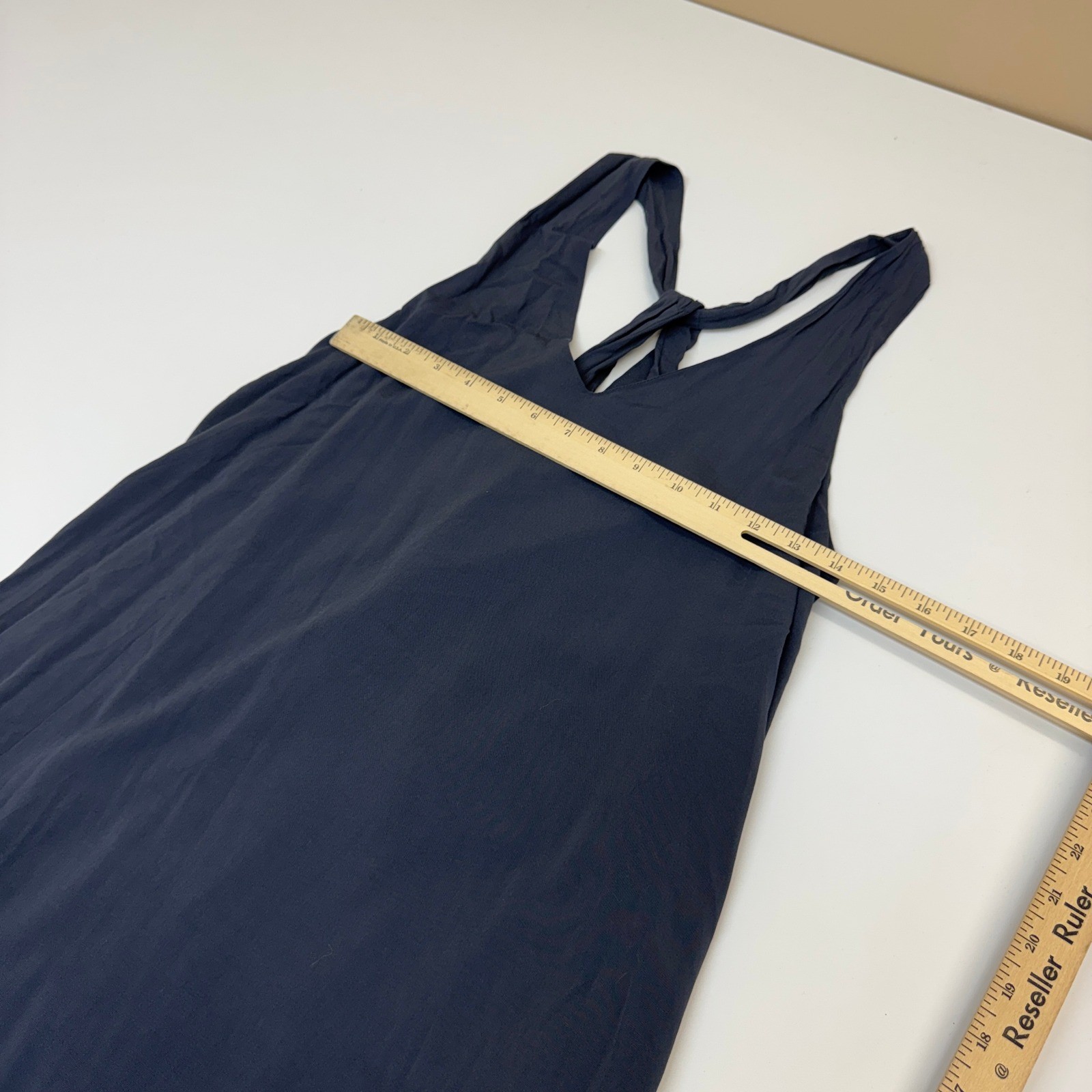 MOD REF Dress Womens Small Gray Midi Minimalist Boho Summer