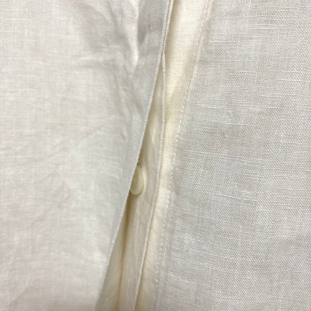 23SS JOURNAL STANDARD 60 Linen Stand Collar Dress in White Women USED