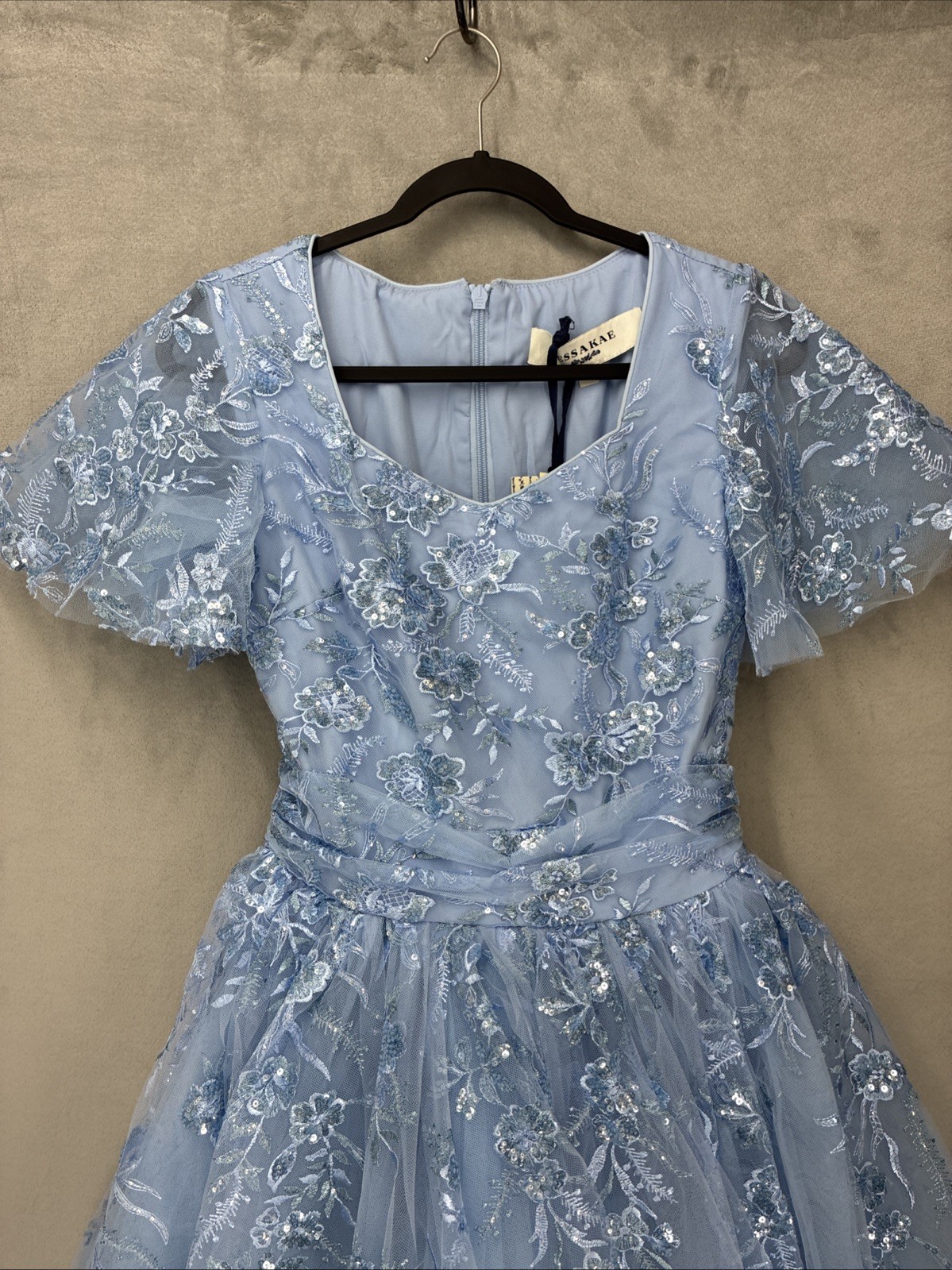 Jessakae dress Blue Small Elsa Mesh Sparkle Cinderella Prom wedding formal