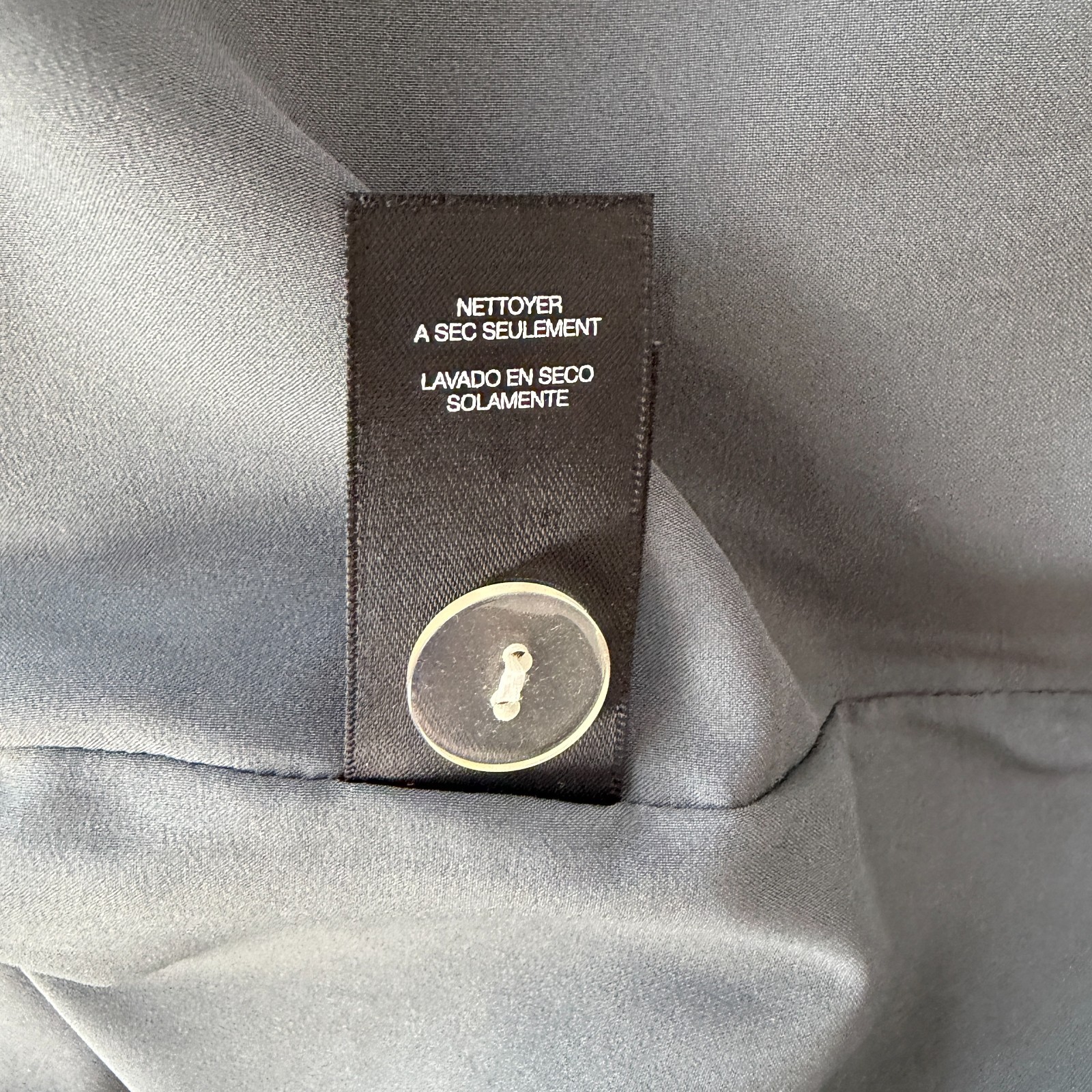 Kenneth Cole, 100% Silk, Steel Gray, Small, Evening/Cocktail Dress + Bracelet