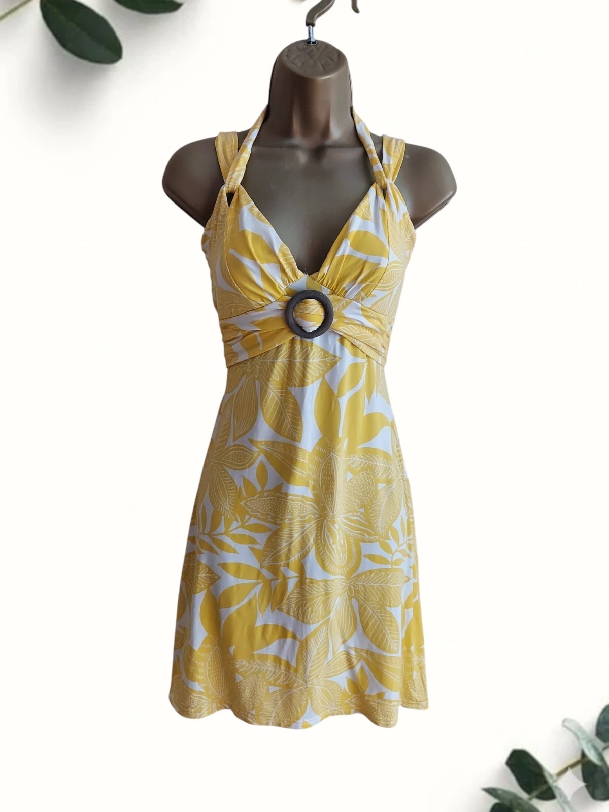 JANE NORMAN🌷VINTAGE Y2K TIE ON THE BACK DRESS SIZE M