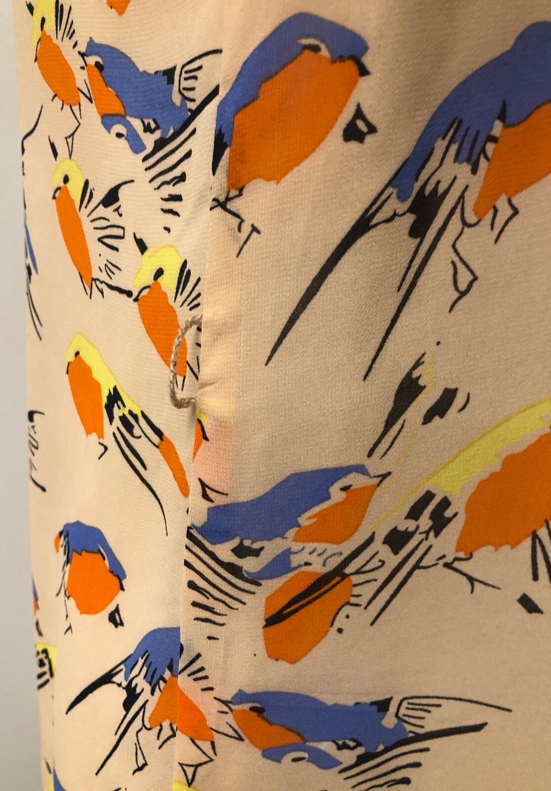 PINK MARTINI LOVELY SPRINGTIME ROBIN BIRD PRINT SLEEVELESS DRESS FITS US SZ M