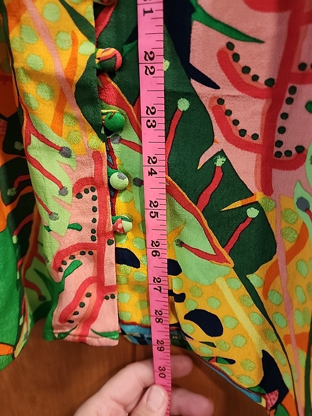 Karlie Ladies Size Medium Multicolor Tropical Floral Rayon Mini Dress