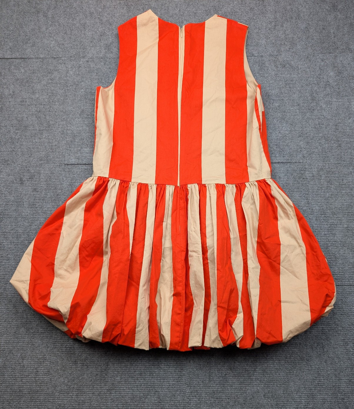Anthropologie Mare Mare Bubble Hem Mini Dress Womens Medium Stripe Retro Mod