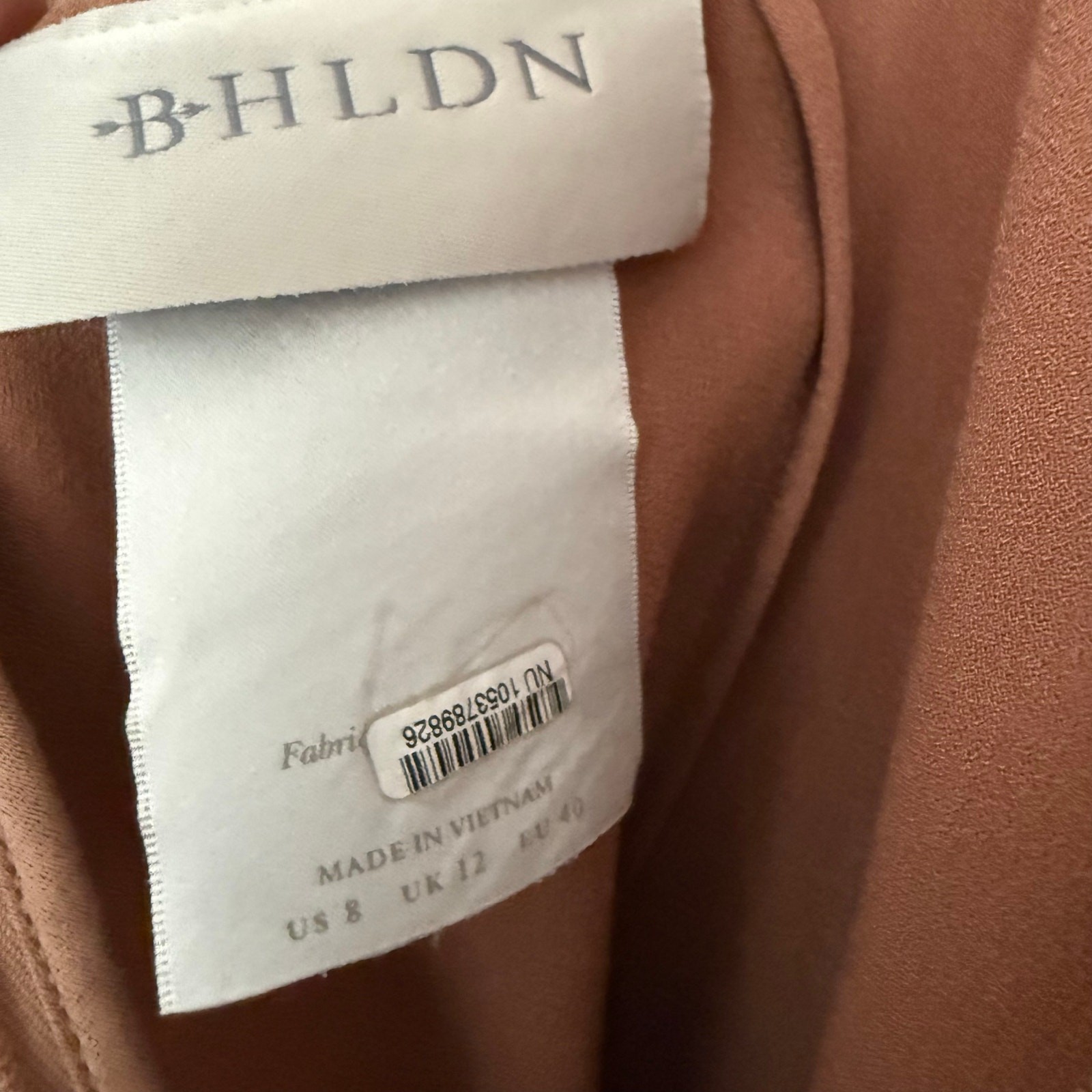 BHLDN August Satin Charmeuse Midi Dress Neutral Size US 8