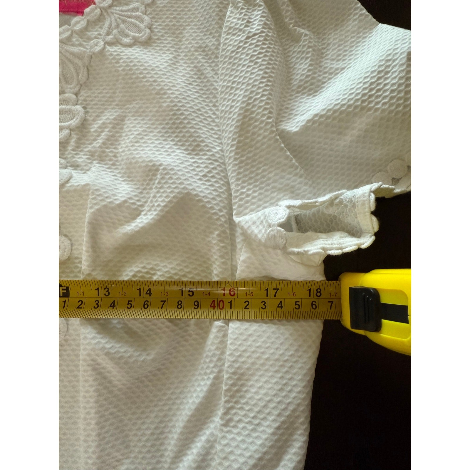 Lilly Pulitzer Maisie Stretch Piqué Shift Dress in Resort White cotton size 8