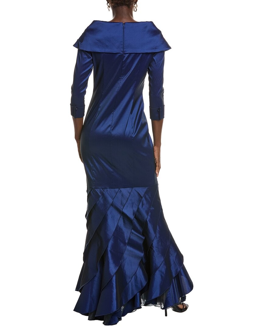 Tadashi Shoji Blythe Portrait Collar Gown Women’s