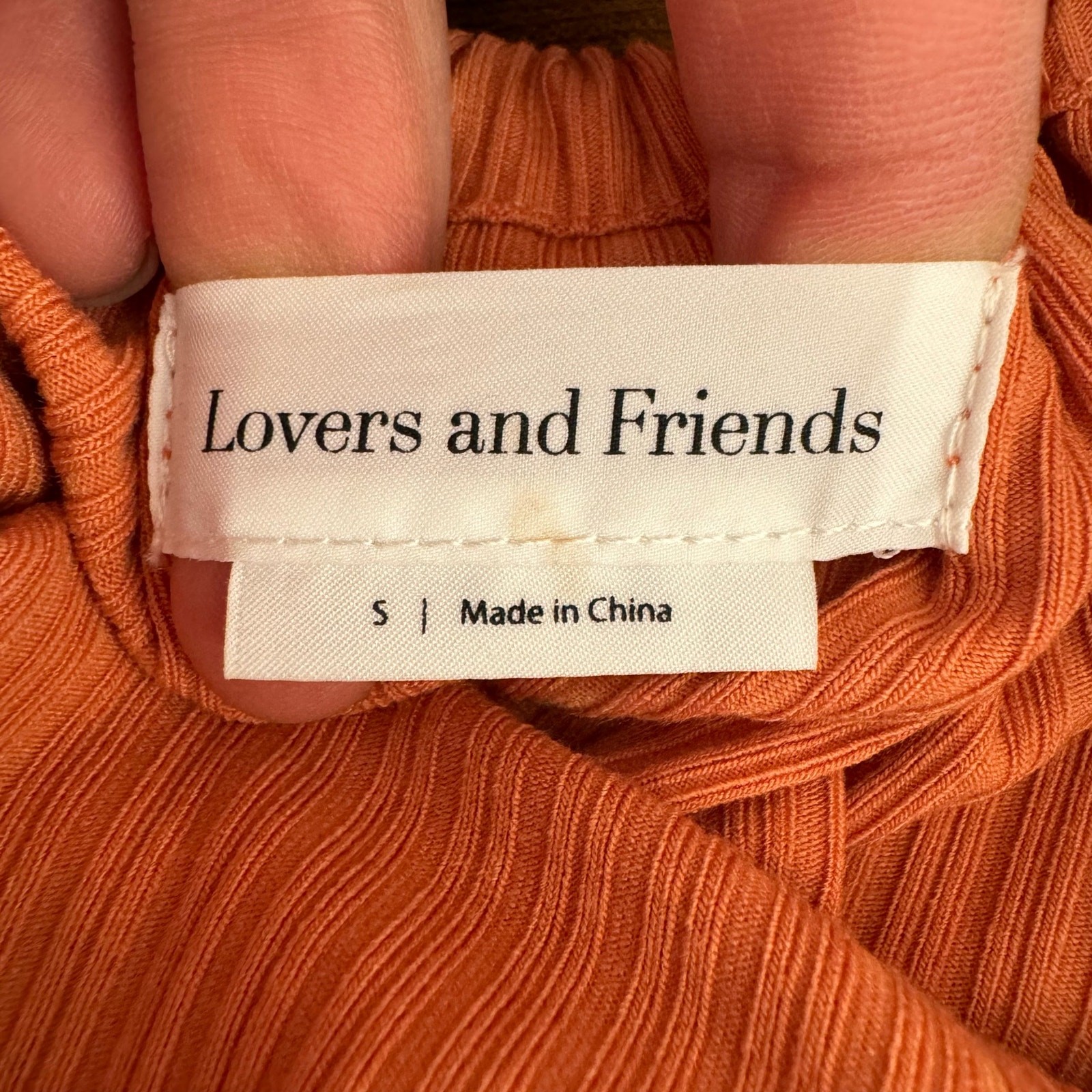 Revolve Lovers and Friends Giorgia Party Dress Ginger Orange Size Small