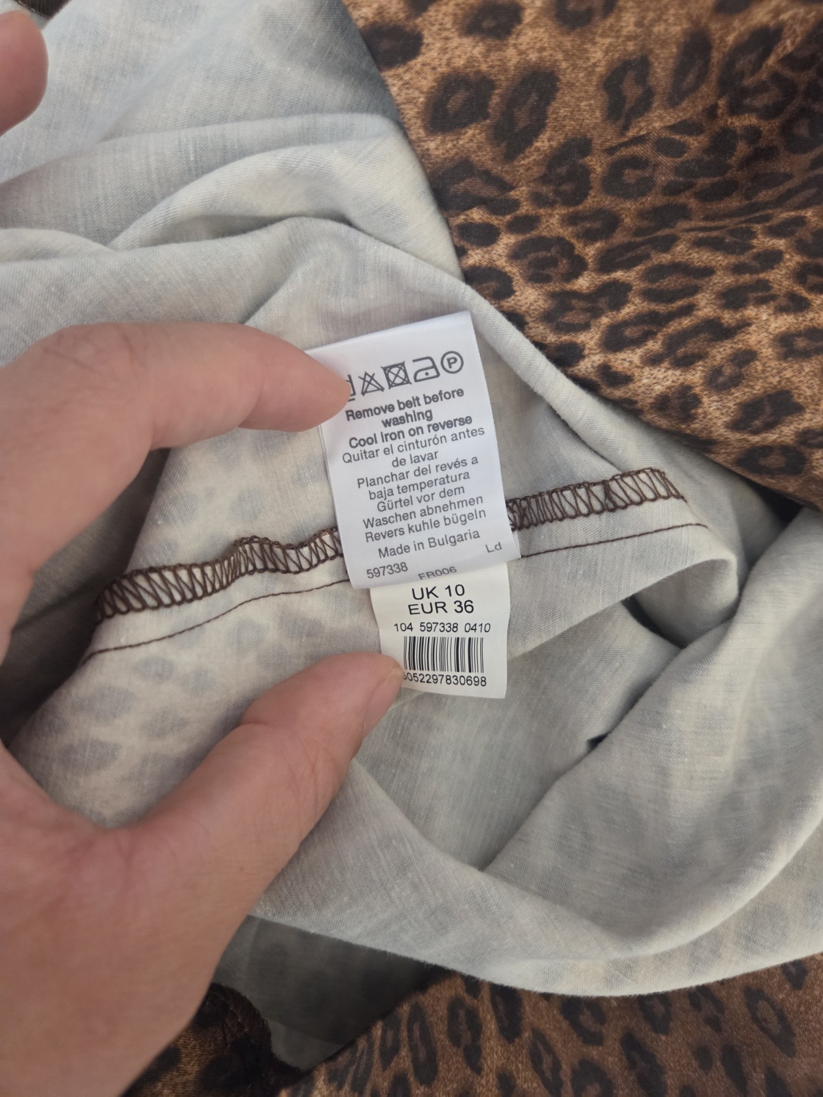 River Island Leopard Print Cocktail Dress