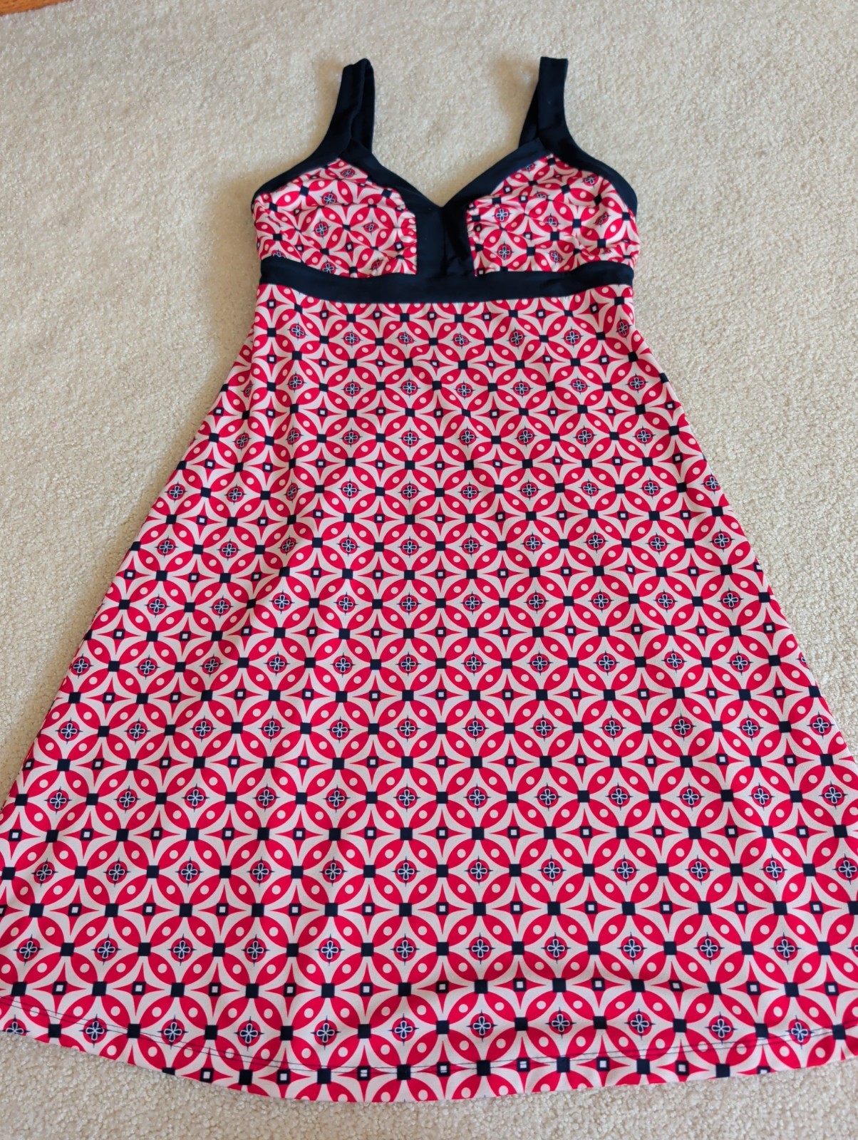Patagonia Womens Minette Tank Dress Womens Small Wayward Maraschino Multicolor *