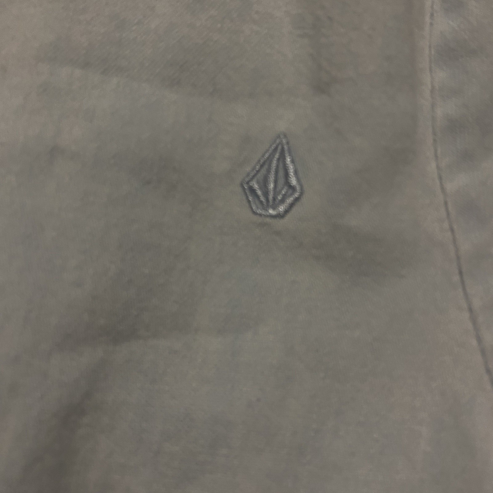 Volcom Mini Dress Blue Cotton Button Stone Logo Cap Sleeve Scene Skater Girl