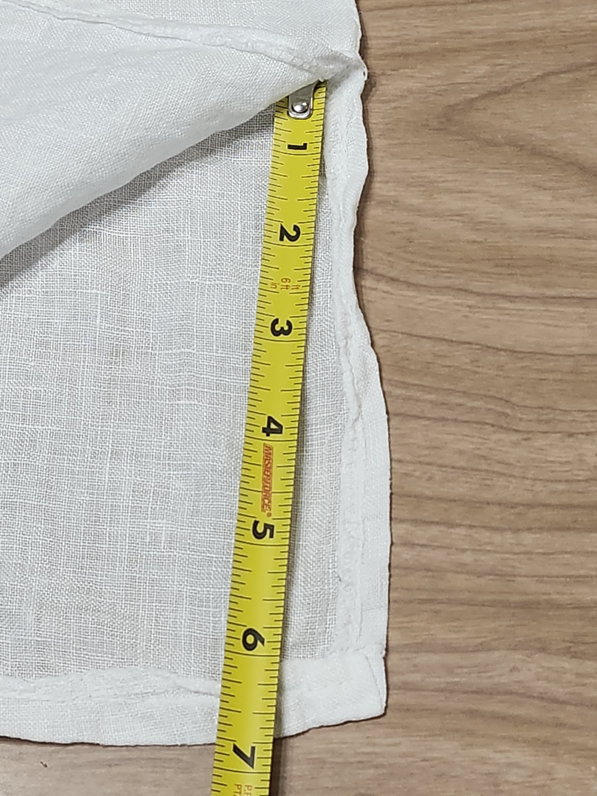 Valentina Naldi Dress 100% Linen Small Made In Italy White Long Tie Shoulders