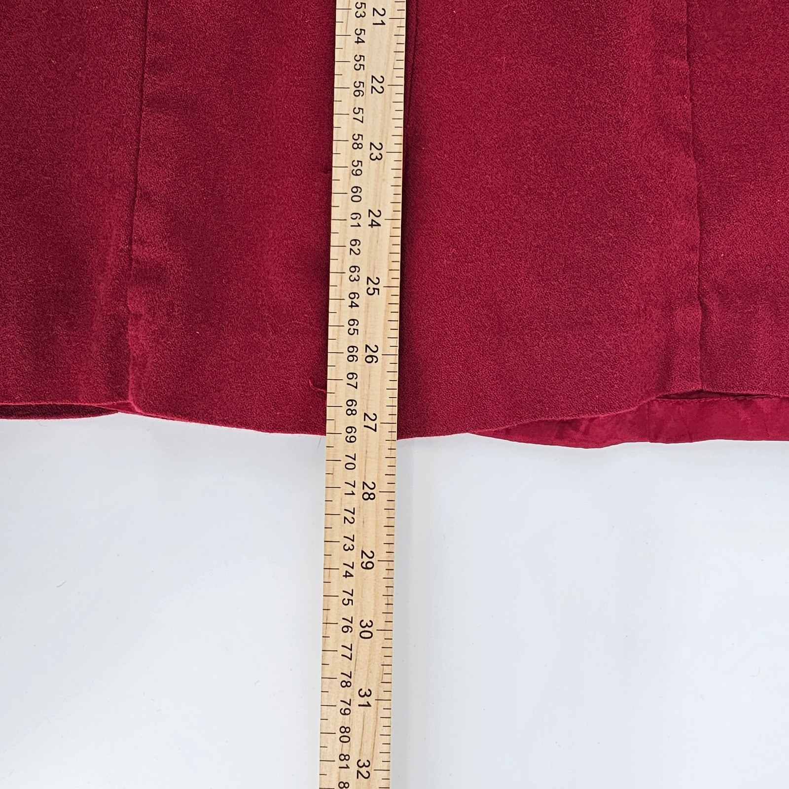 The Limited Sheath Dress Womens Size 8 Burgundy Rayon Wool Blend Sleeveless